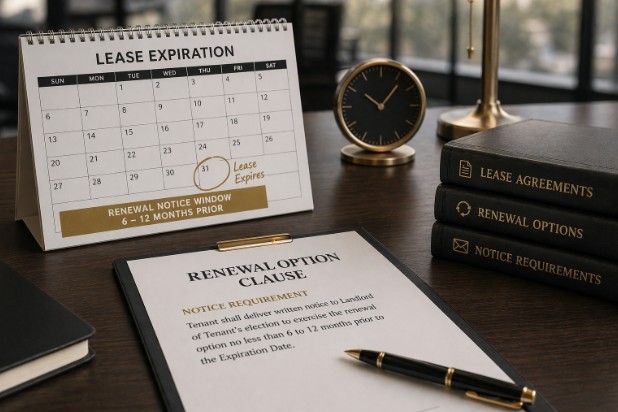 How to Structure the Notice Requirement in a Renewal Option Clause