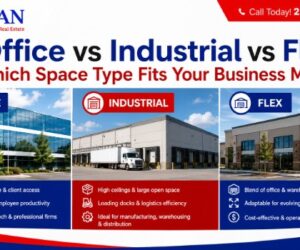Office vs Industrial vs Flex: Which Space Type Fits Your Business Model?
