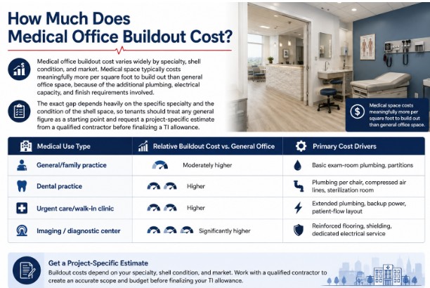 How Much Does Medical Office Buildout Cost?