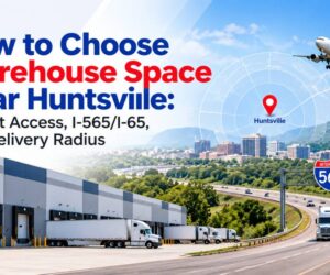 How to Choose Warehouse Space Near Huntsville: Airport Access, I-565/I-65, and Delivery Radius