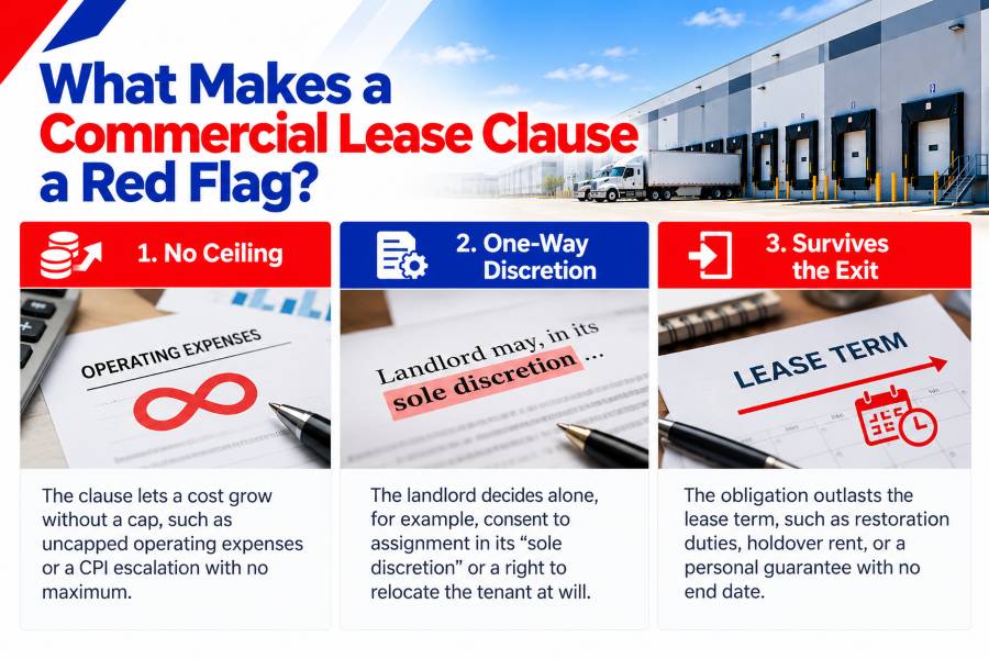 What Makes a Commercial Lease Clause a Red Flag?